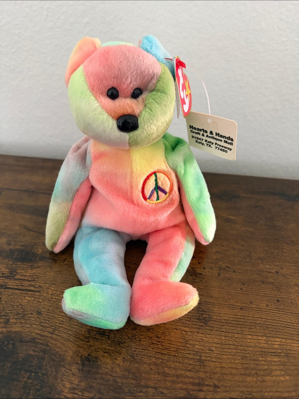 Ty Beanie Baby * Peace‎ the Bear * Date of birth: February 1, 1996 *